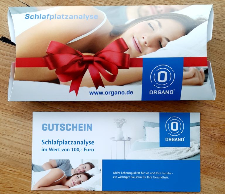 Organo Schlafplatzanalyse Organo Schlafplatzanalyse