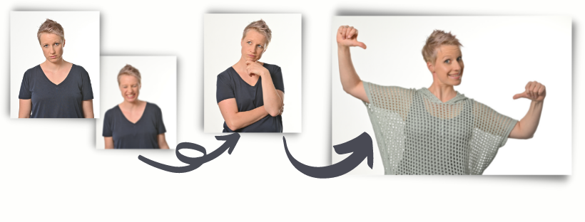 Grafik-Selbst-bewusst-Sein